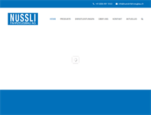 Tablet Screenshot of nuessli-fahrzeugbau.ch